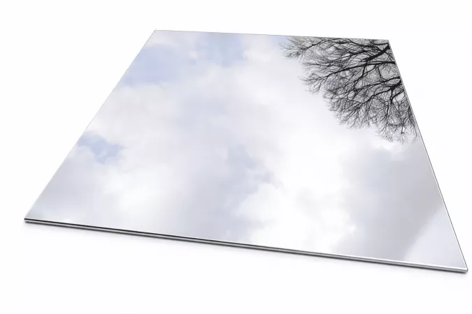 Edelstahlblech hochglanzpoliert super mirror8 1mm stark